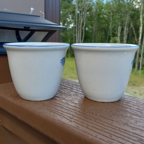 Vintage Pfaltzgraff Yorktowne Condiment Dipping Custard Bowls - Picture 2 of 15